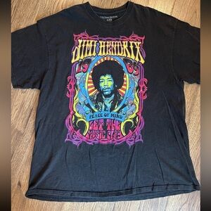 Jimi Hendrix Peace Of Mind T Shirt Karl Ferris Collection Size 2XL EUC